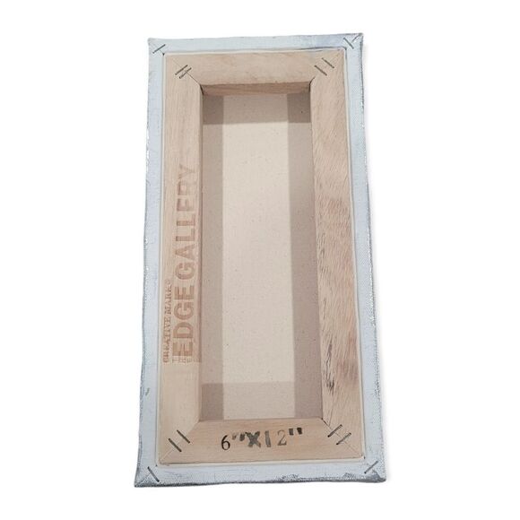 Local artist cross on canvass - Picture 2 of 3